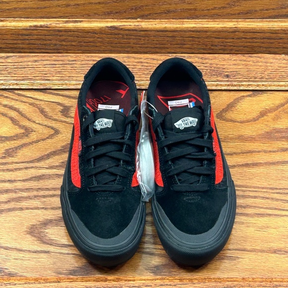 Vans Style 112‎ Pro Baker Black Red Shoes - Picture 4 of 9